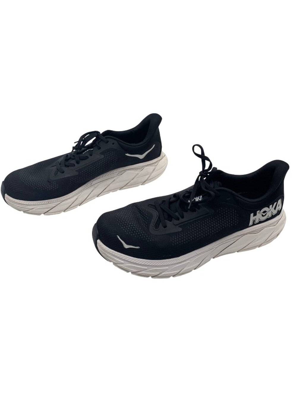 Hoka Arahi 7 Mens Running Shoes Black White Lightweight Sneakers Size US 13D
